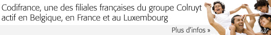 Codifrance, filiale française du groupe Colruyt, actif en Belgique, en France et au Luxembourg 